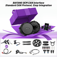 Bafang Mid Drive Motor Kit CAN BBS02B 750W 500W 350W 250W 48V Electric Bicycle eBike Conversion Kit Powerful Central Motor