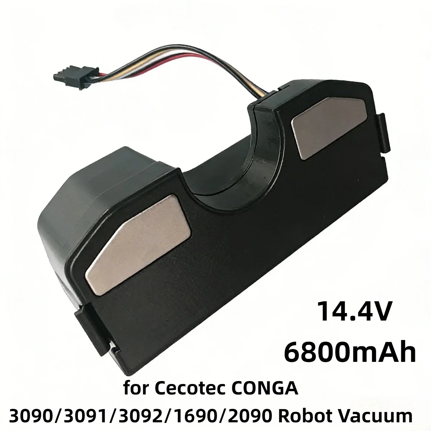 

14,4 В, 6800 мАч — аккумулятор — замена аккумуляторной батареи для робота-пылесоса Cecotec CONGA 3090/3091/3092/1690/2090, прочный