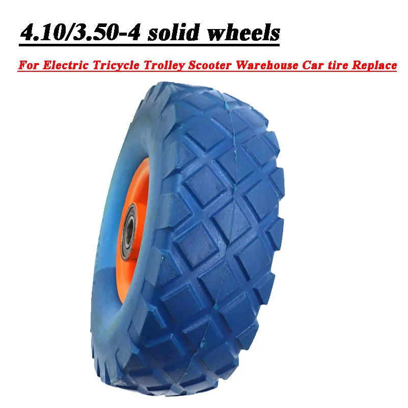 4.10/3.50-4 Pneumatic Tire wheels,10 Inch For Electric Tricycle Trolley Electric Scooter Warehouse Car tire Replace