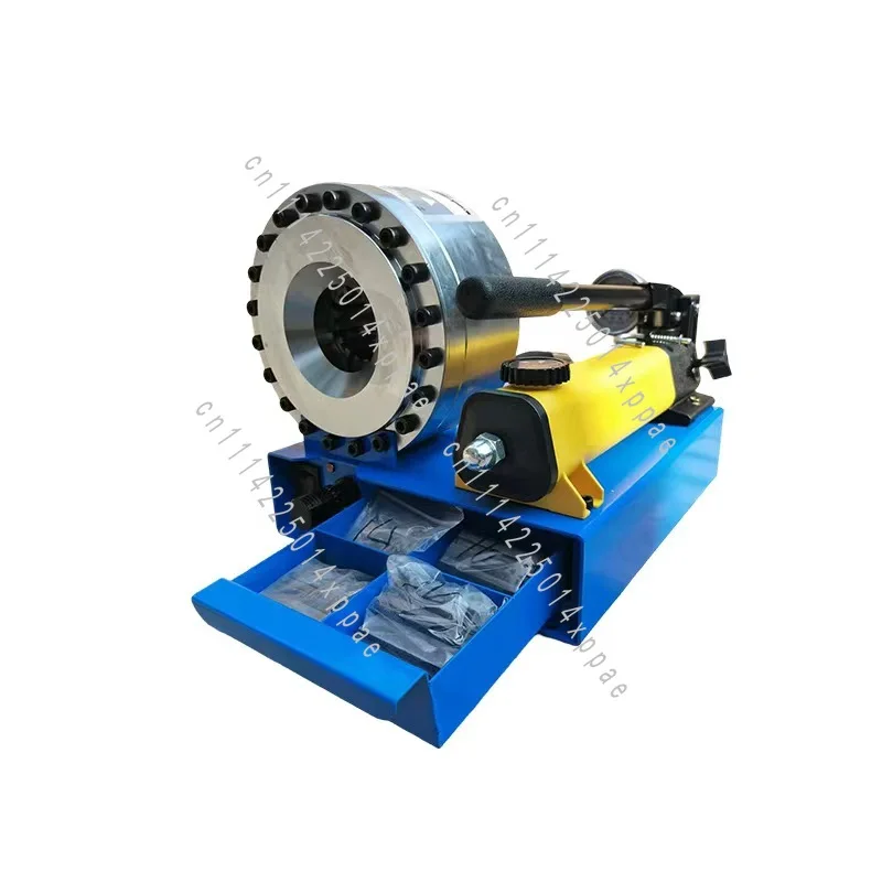 Small Portable Steel Pipe Split Pipe Shrinking Machine Manual Pipe Pressing Machine Hydraulic  Hose Withdrawing Machine