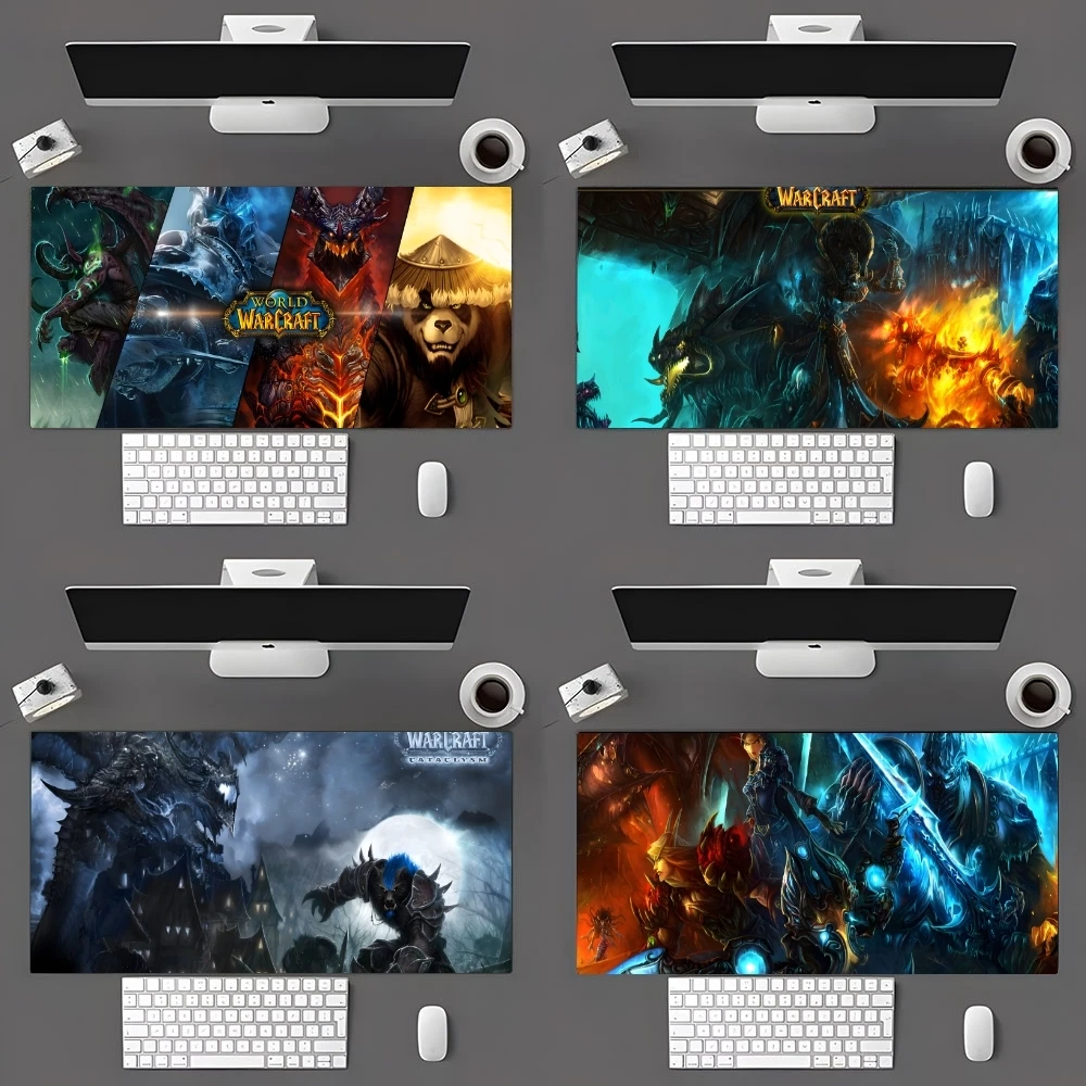 

World Of Warcraft Large RGB Mouse Pad 700x400 Large Gaming Mouse Pad Gamer Warrior Big Mouse Mat Computer Locking Edge MousePad