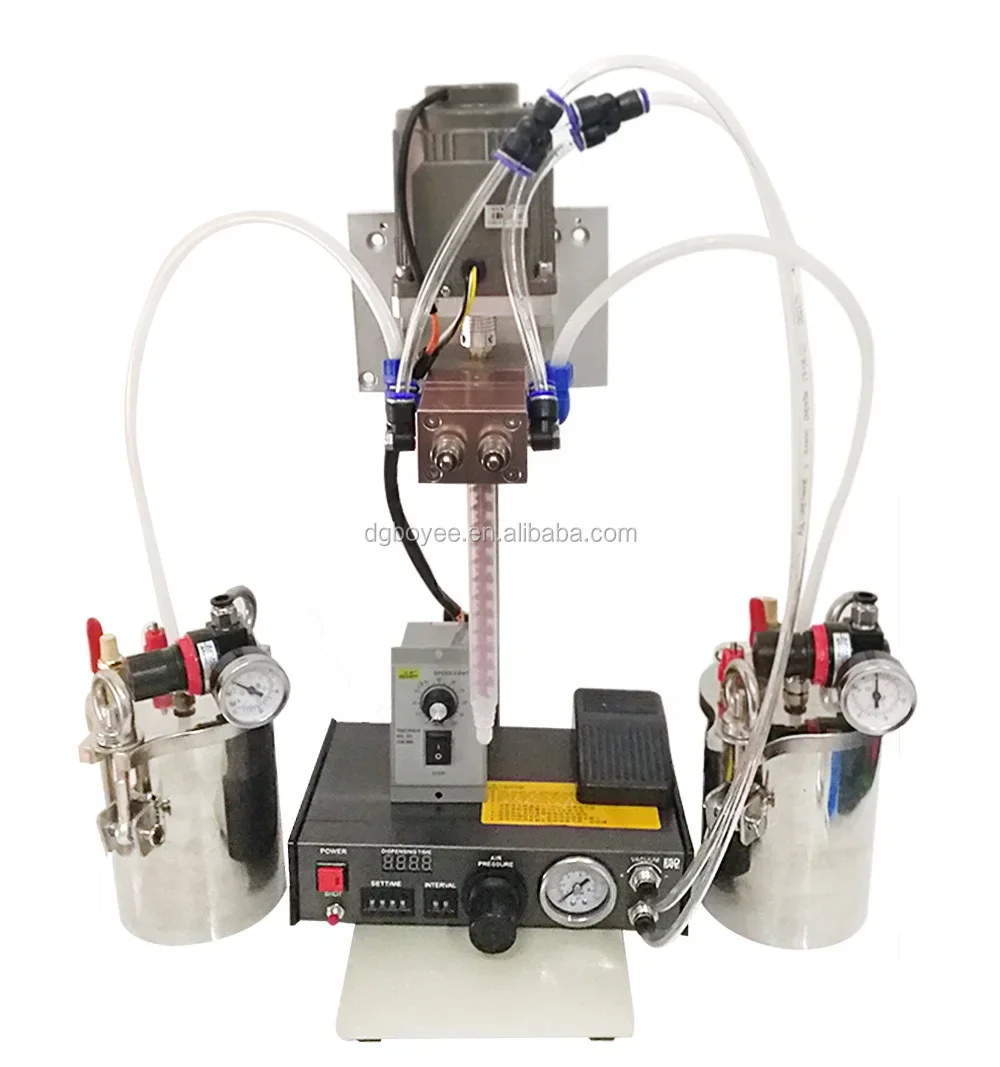 

Dynamic Dual-component Automatic Dynamic Mixing Dispenser Abglue Adhesive High precision Dispensing Valve Filling Machine