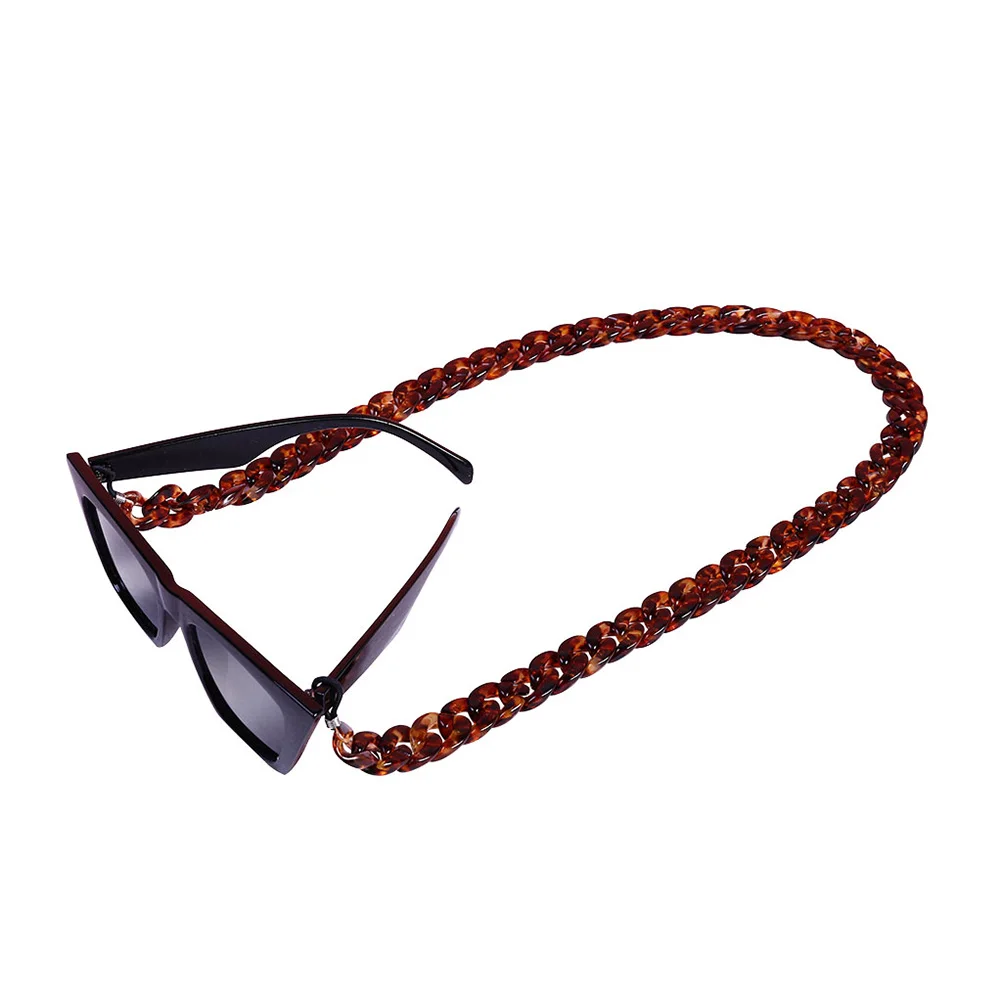 

Anti-Slip Universal Tortoise-Shell Glasses Chain Premium Metal Lanyard Cord For Eyeglasses Sunglasses Bz1326 Brown