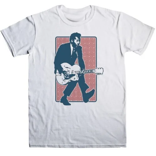 Vintage Chuck Berry Short Sleeve White All Size Unisex T-Shirt TT032