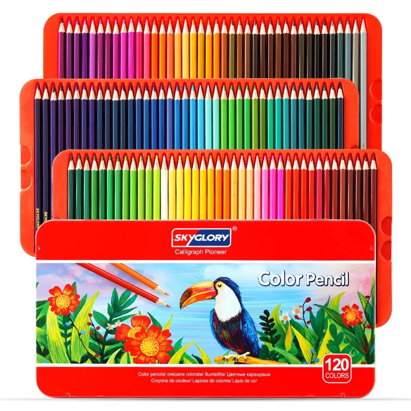 

12/24/36/72100 Colored Pencil Oily Color Lead Paint Brush Colored Pencil Set Hand-Painted School Drawing Sketch Art Supplies