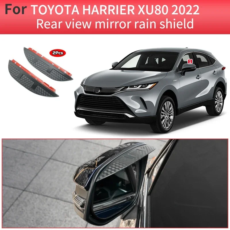 For HARRIER Venza XU80 Window Visor Awnings Shelters  4Pcs Car Side Window Guard Vent Awnings Shelters Rain Guard Door Visor