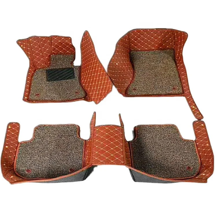 Floor Mats for Front & Rear Seat Full Set Durable Car Mats Carpet All Weather Custom Fit Floor Liner