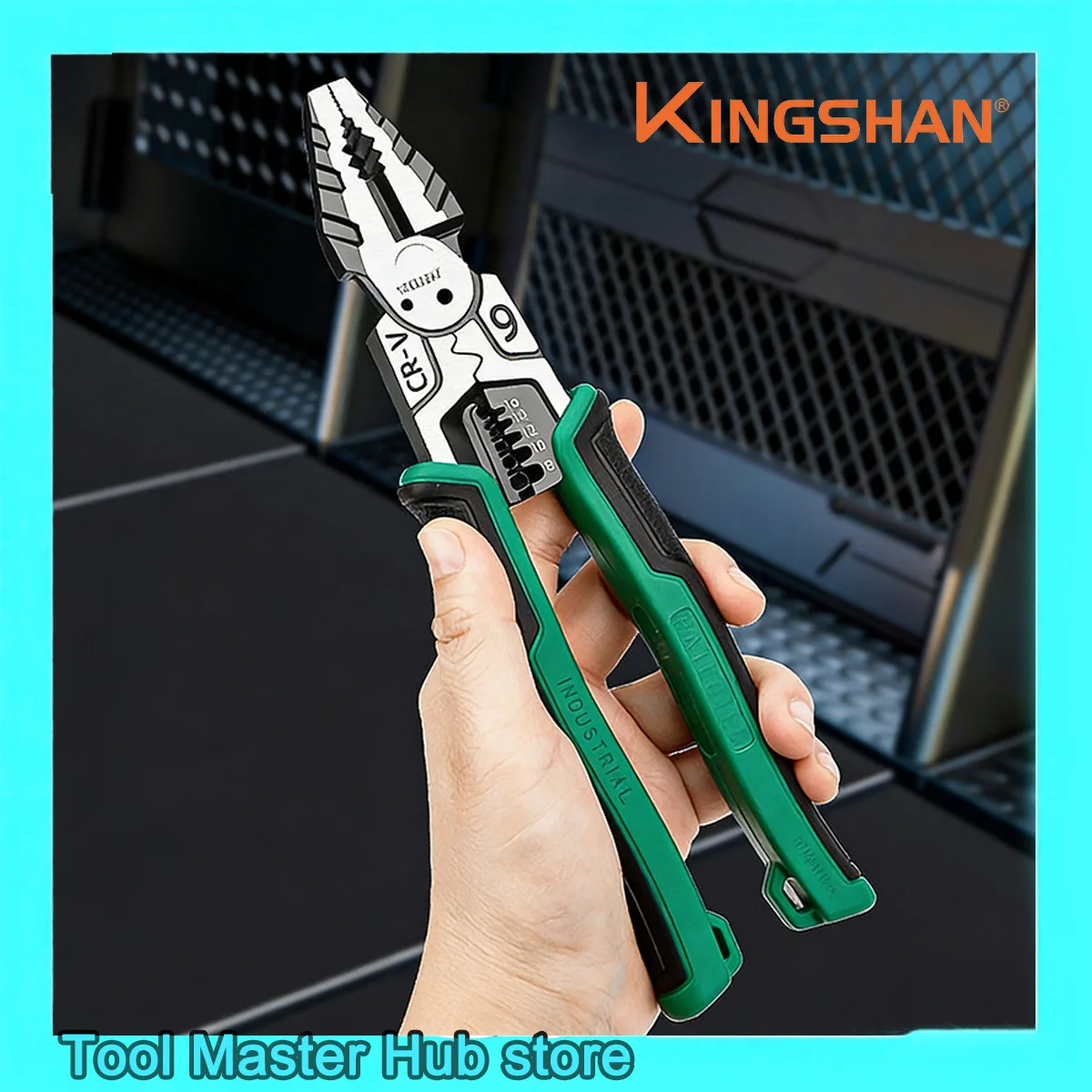 

Многофункциональные кусачки KINGSHAN: диагональные, острогубые, усиленные, из стали CRV, для зачистки и обжима проводов, для электриков