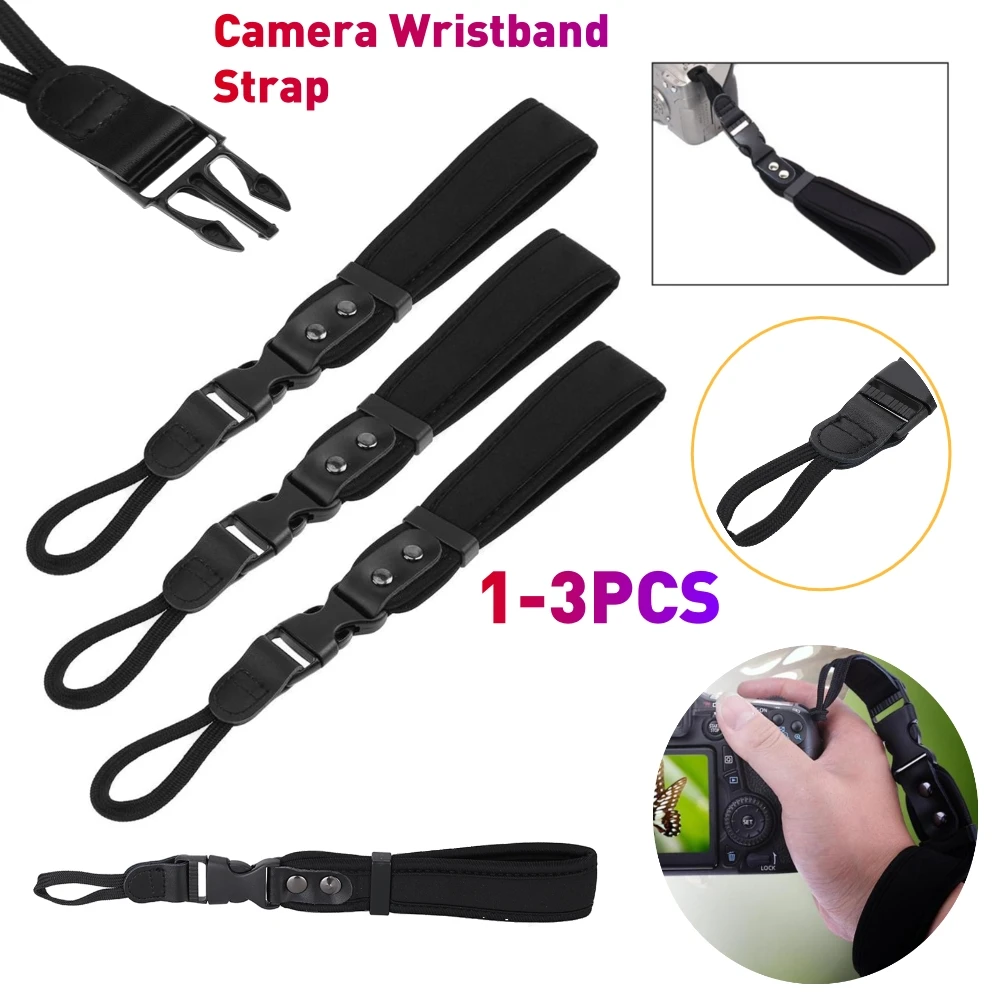 Camera Hand Strap Quick-Release Camera Wristband Comfortable Camera Strap Lightweight for Canon DSLR Camera Wristband