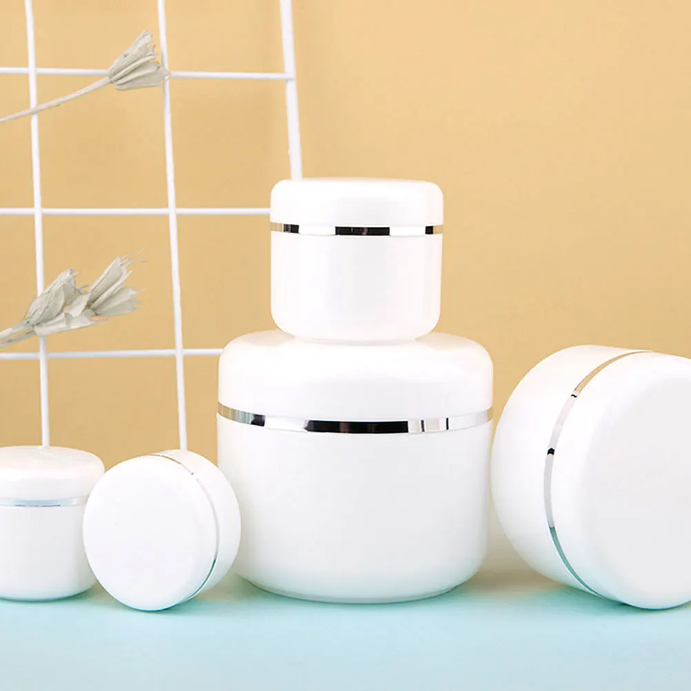 8 szt. Bezpieczne do otwierania pojemniki na krem, wielofunkcyjne dozowniki do balsamów, wytrzymałe puste pudełka na kosmetyki podróżne, słoiczki na krem do podróży.