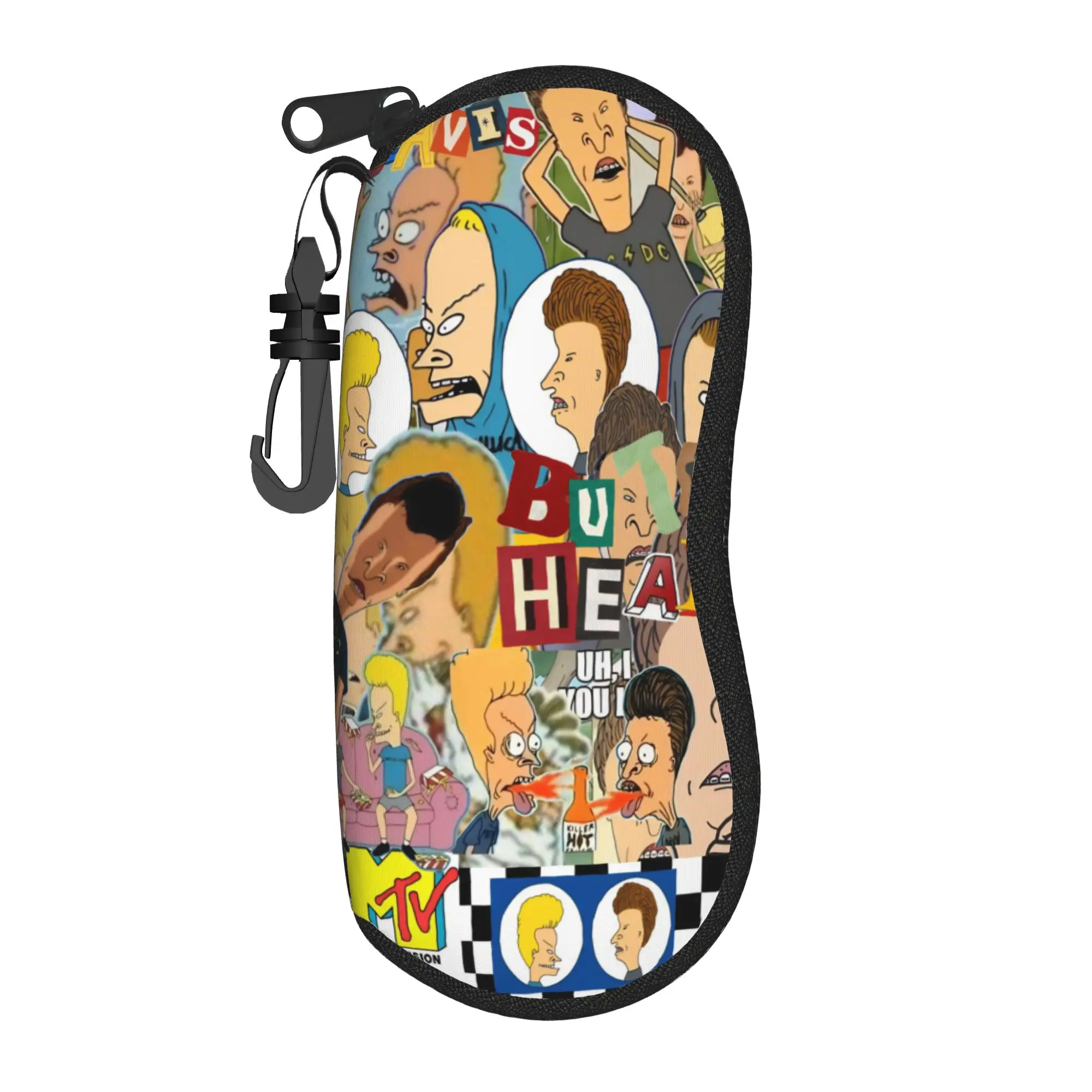 Beavis and Butthead Merch Glasses Case for Women Men Lightweight Box  Sunglasses Storage Box Charming Eyewear Container