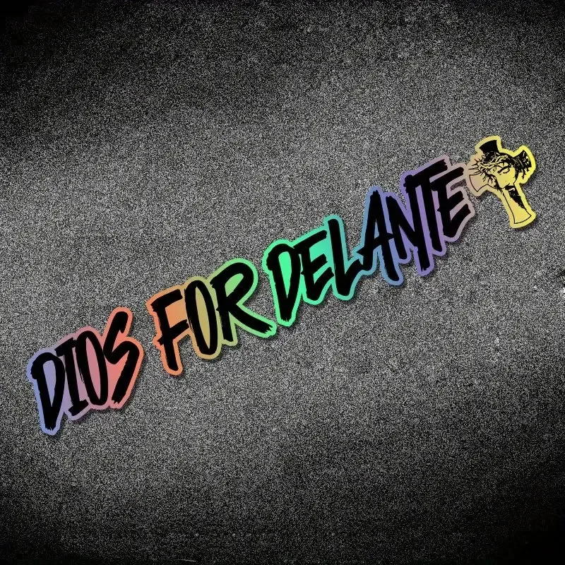 1 قطعة DIOS لديلانتي ملصق عبر نمط متعدد الألوان لاصق مائي للدراجات النارية سيارة ديكور