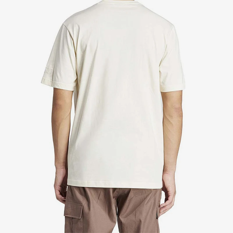 Adidas Authentic Three Leaves Men's Loose Round Neck Casual Sports Short Sleeve IS2895
