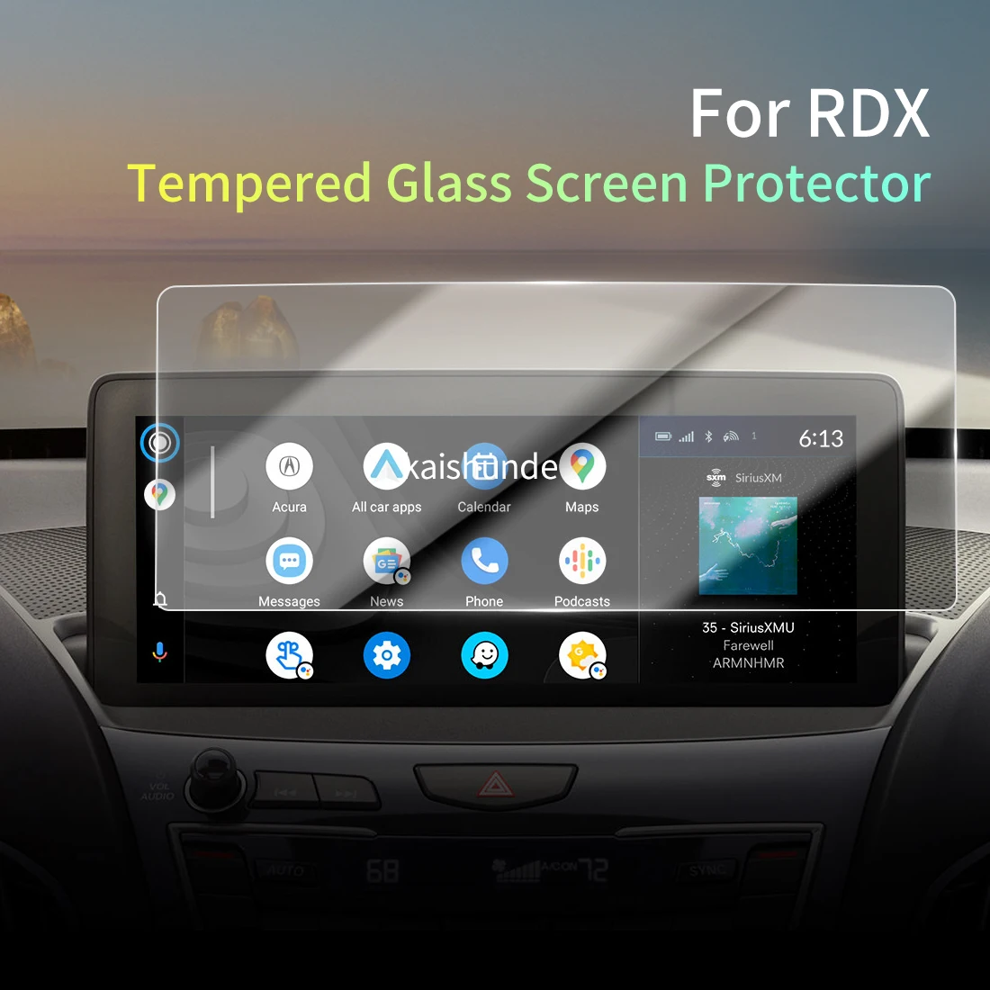 

Car Stickers Meters Protector For 2025 eulogize RDX Tempered Glass Protective Film Display Navigation Vehicle Accessories