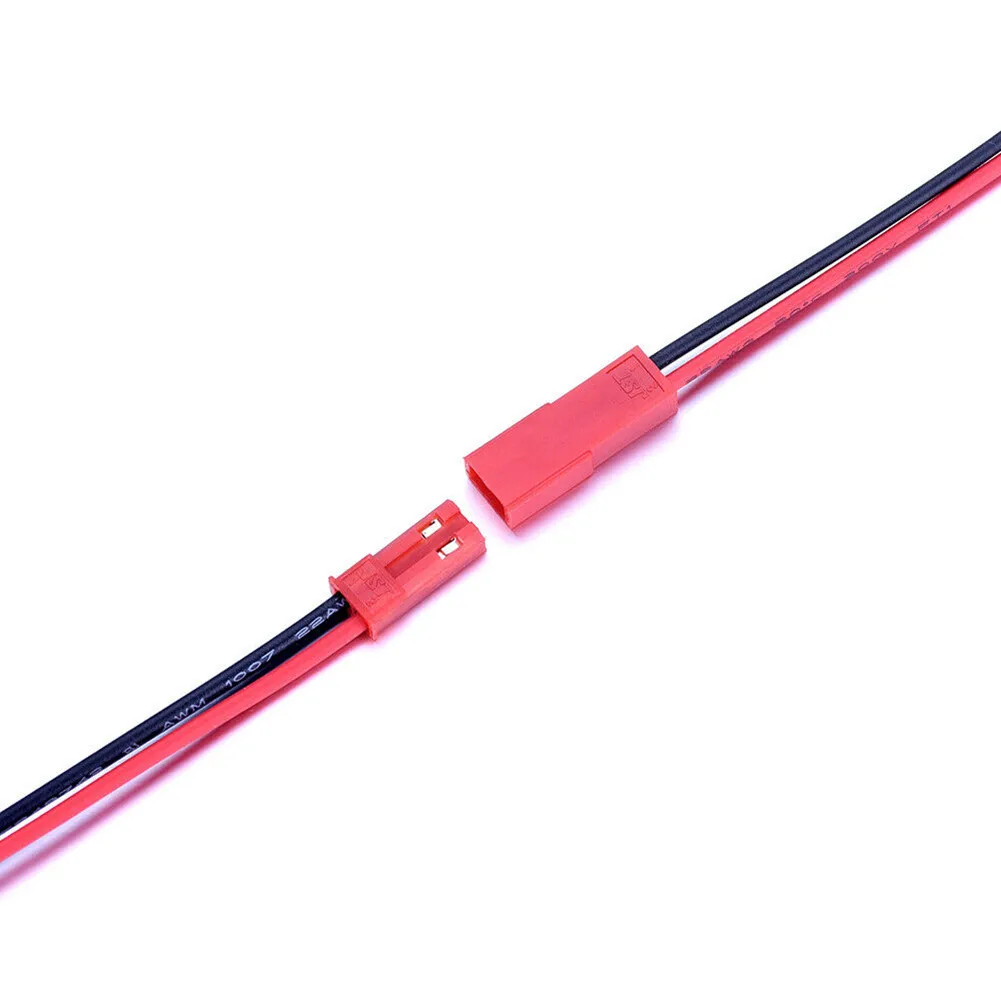 ل JST SM 2Pin مجموعة موصل 40 قطعة كابل ذكر وأنثى مع سلك 22AWG طول 100 مللي متر للإضاءة LED واستخدام الأجهزة