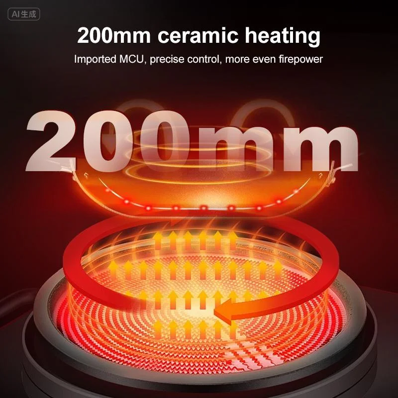 Smart Touch Induction Cooker Fast Heating Energy Saving Electric Hot Plate