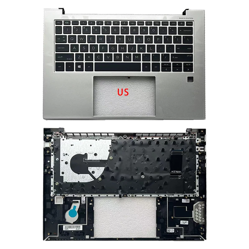 جديد لـ HP EliteBook 840 845 G9 G10؛ ملحقات الكمبيوتر المحمول Lcd الغطاء الخلفي/Palmrest/السفلي N09019-001