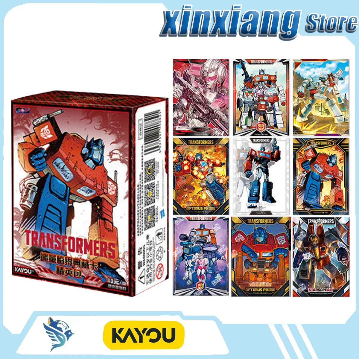 KAYOU Transformers Cards Energy Critical Collector Card Cartoon Characters In Anime And Manga Style Is Passionate Mechanical
