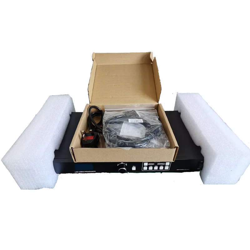 Huidu-Full-Color Video LED Display Player Box, HD-A3L, HD-A4L, HD-A5L, HD-A6L, Dual-Mode, Suporta saída de áudio