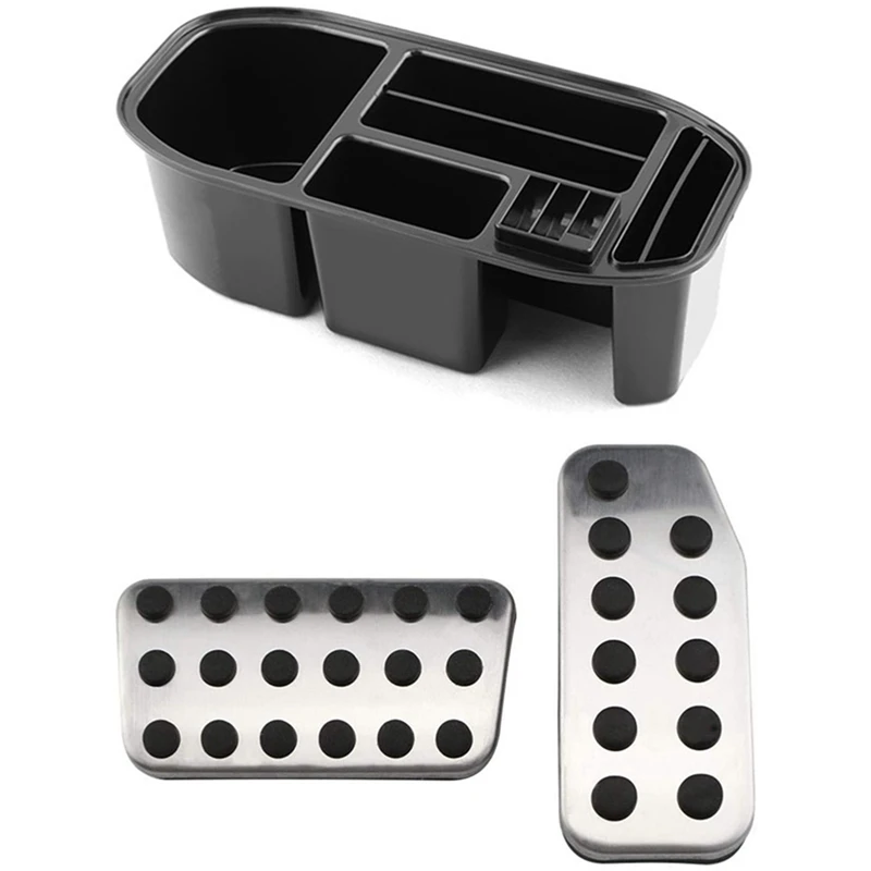

Pedals Gas Brake Clutch Pad Plate Cover With Water Cup Holder Container Tray,For Honda CITY 13-20 Vezel HRV 15-20