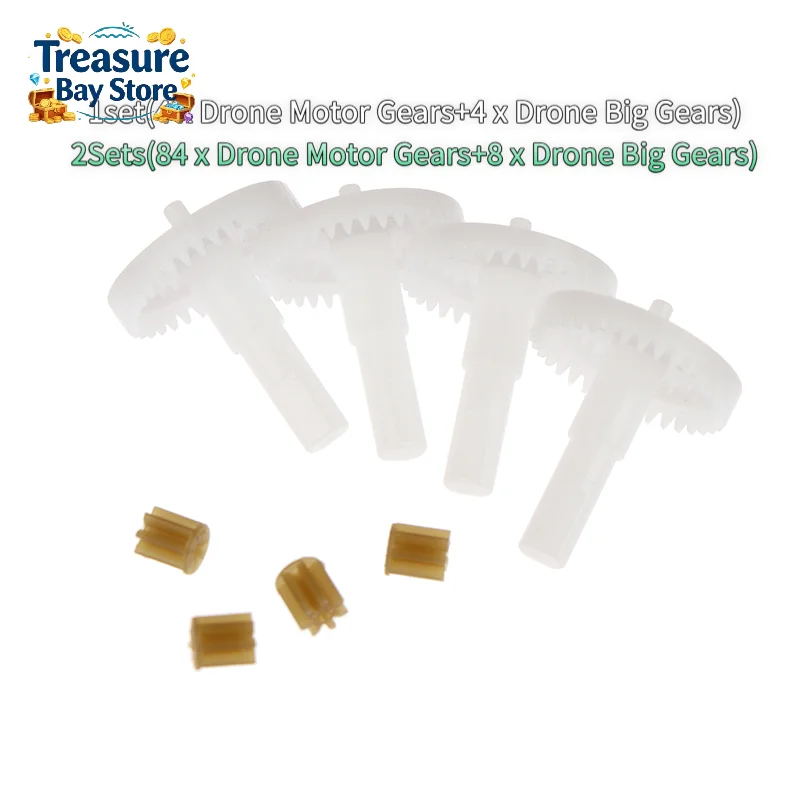 1/2Sets RC Drone Quadcopter Spare Parts High Quality Gears Set DIY Assembly Accessories For E88 Model Drone Accessories