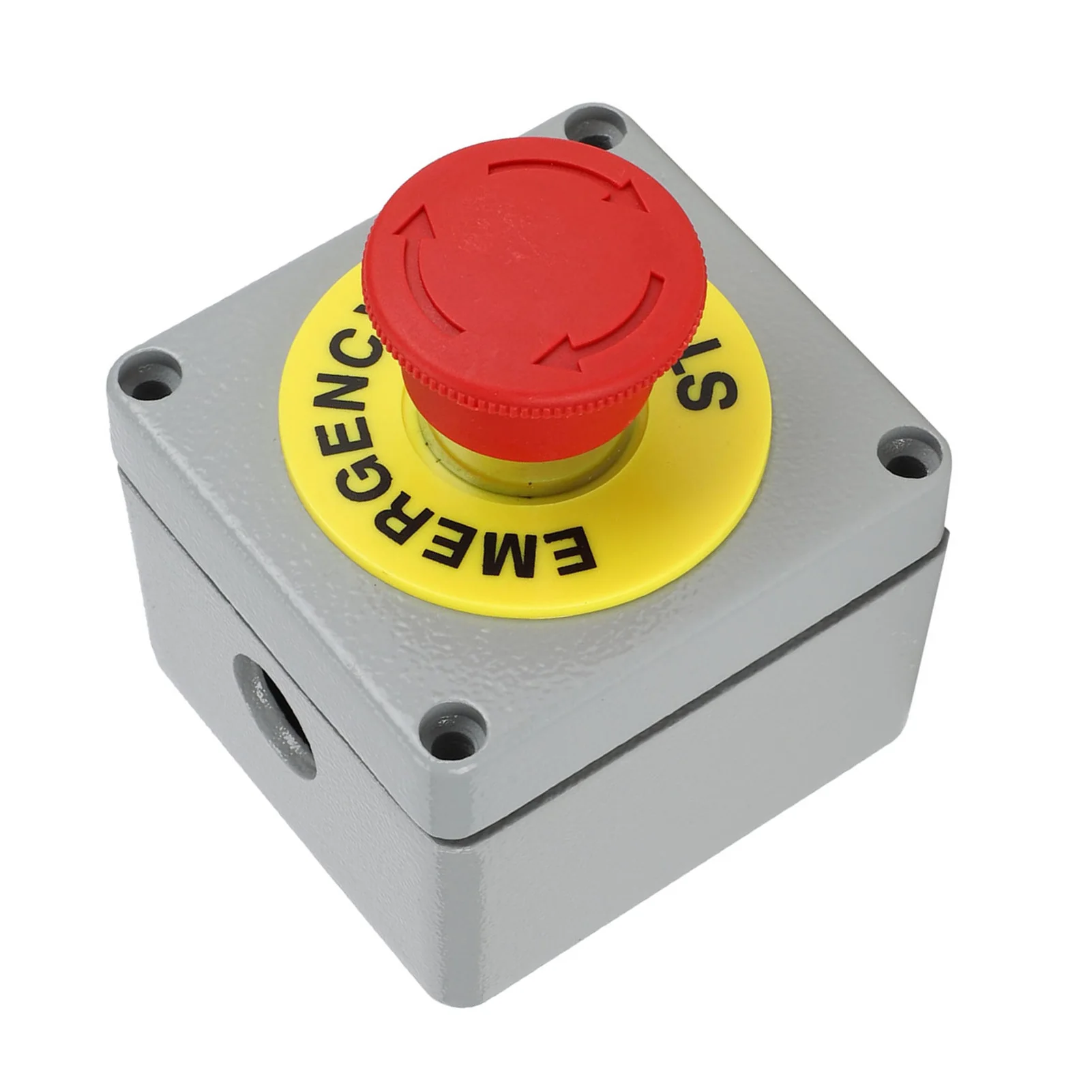 Button Box Push Button   Box 1 Button Emergency Stop Control  Box IP66 Dustproof Waterproof 80x75x60