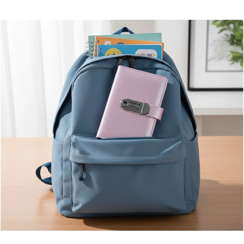 

PU Leather 100 Envelope Challenge Binder With Password Lock Laser Cover Saving Money Notebook Waterproof Reusable