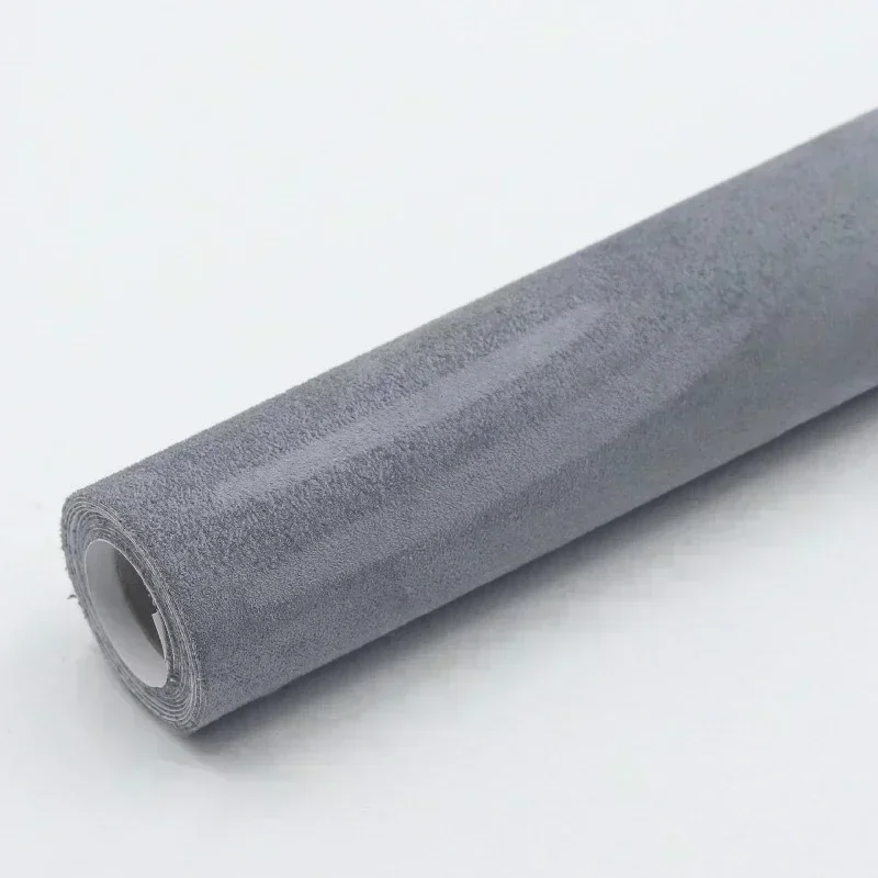 Selbstklebender Wildlederstoff, Mikrofaser, luxuriöser Plüsch, Auto-Innenraum, Samtstoff für Schmuck, Vitrine, Dekor, DIY, Basteln