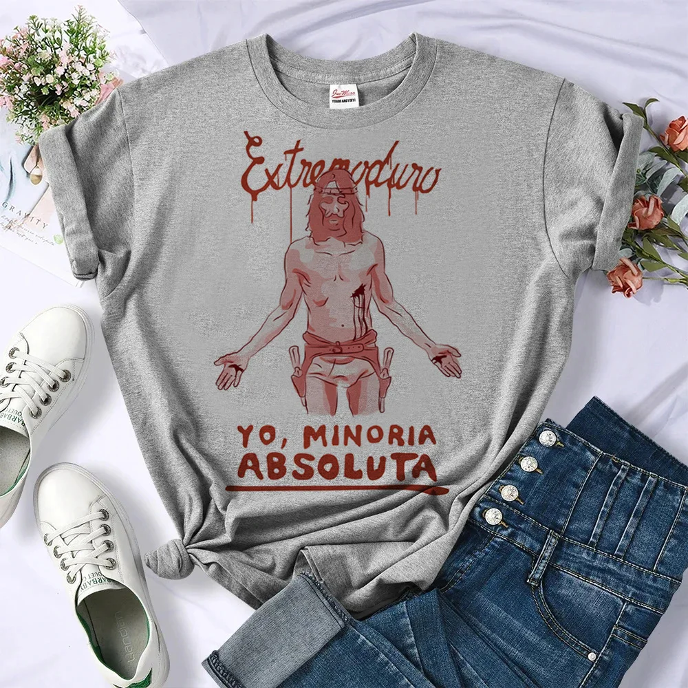 Extremoduro top women streetwear funny t shirt female funny streetwear clothing