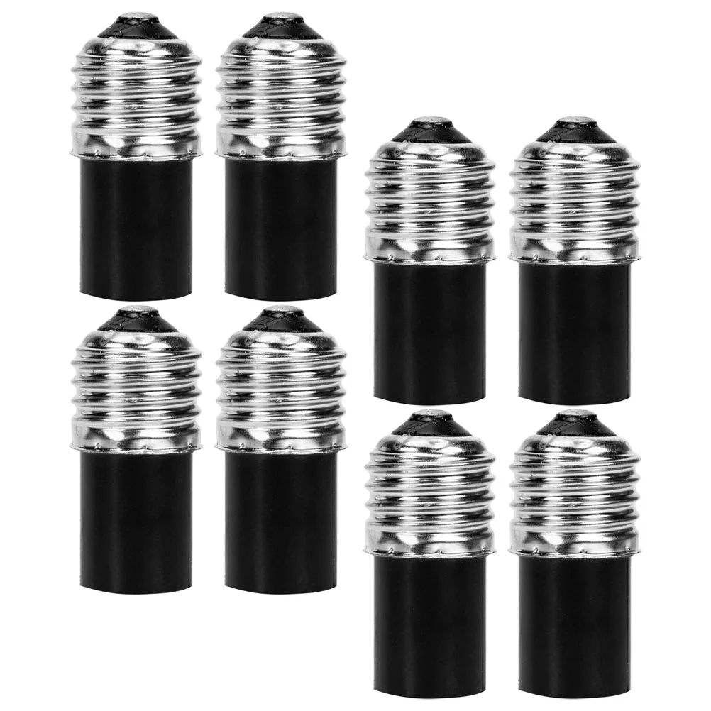 

8 Pcs E12 Light Bulb Socket Adapter Test Conversion Lamp Head Bulbs Base Converter Dedicated E27 to