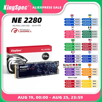 KingSpec-M.2 SSD 120/256/512GB/1TB 2TB 하드 드라이브, M2 SSD m.2 NVMe pcie ssd 노트북 데스크탑 msi용 내부 하드 디스크