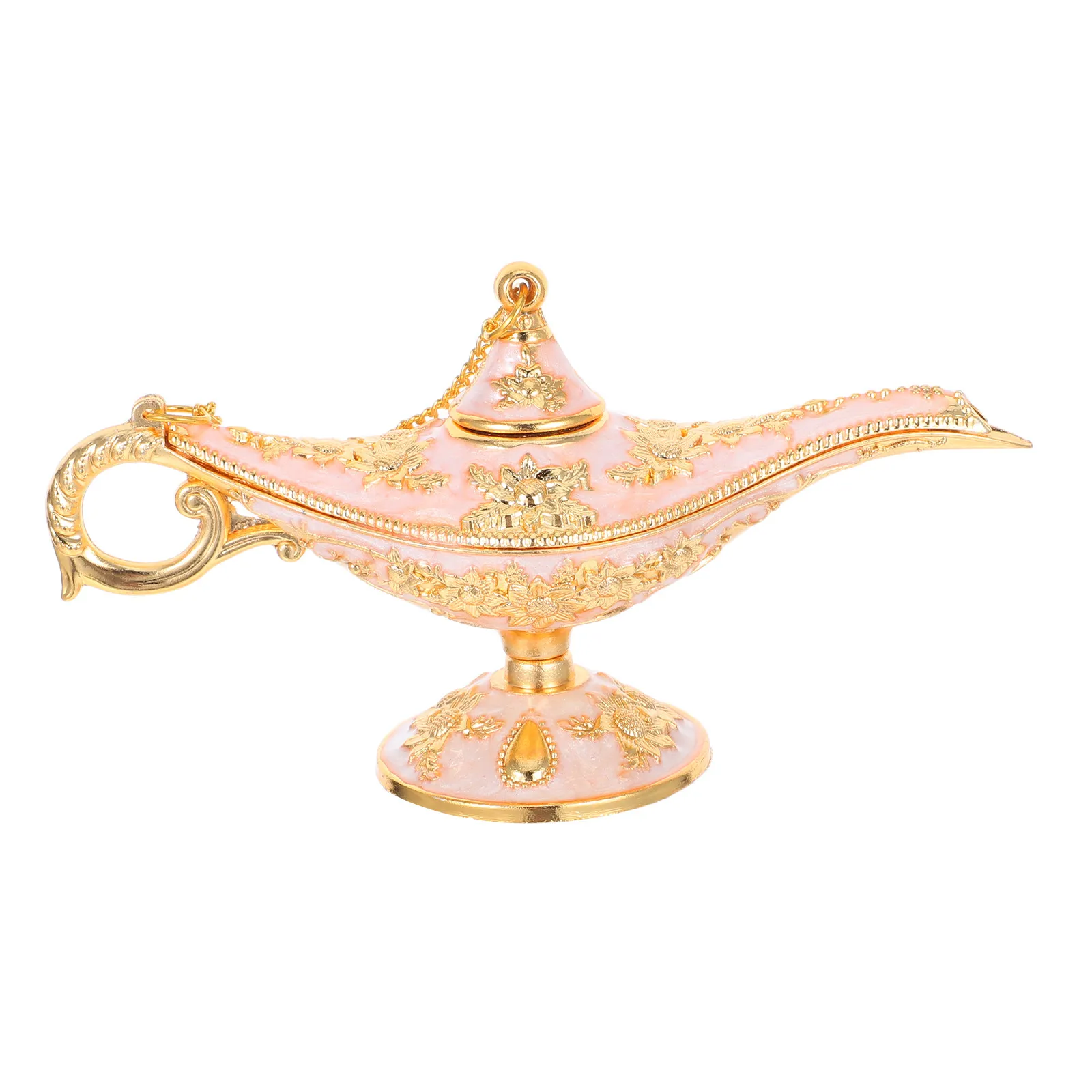Vintage Lamp Ornament Elegant European Style Retro Tabletop Light Decoration Bedroom Living Room Desktop Desktop Lamp Decor