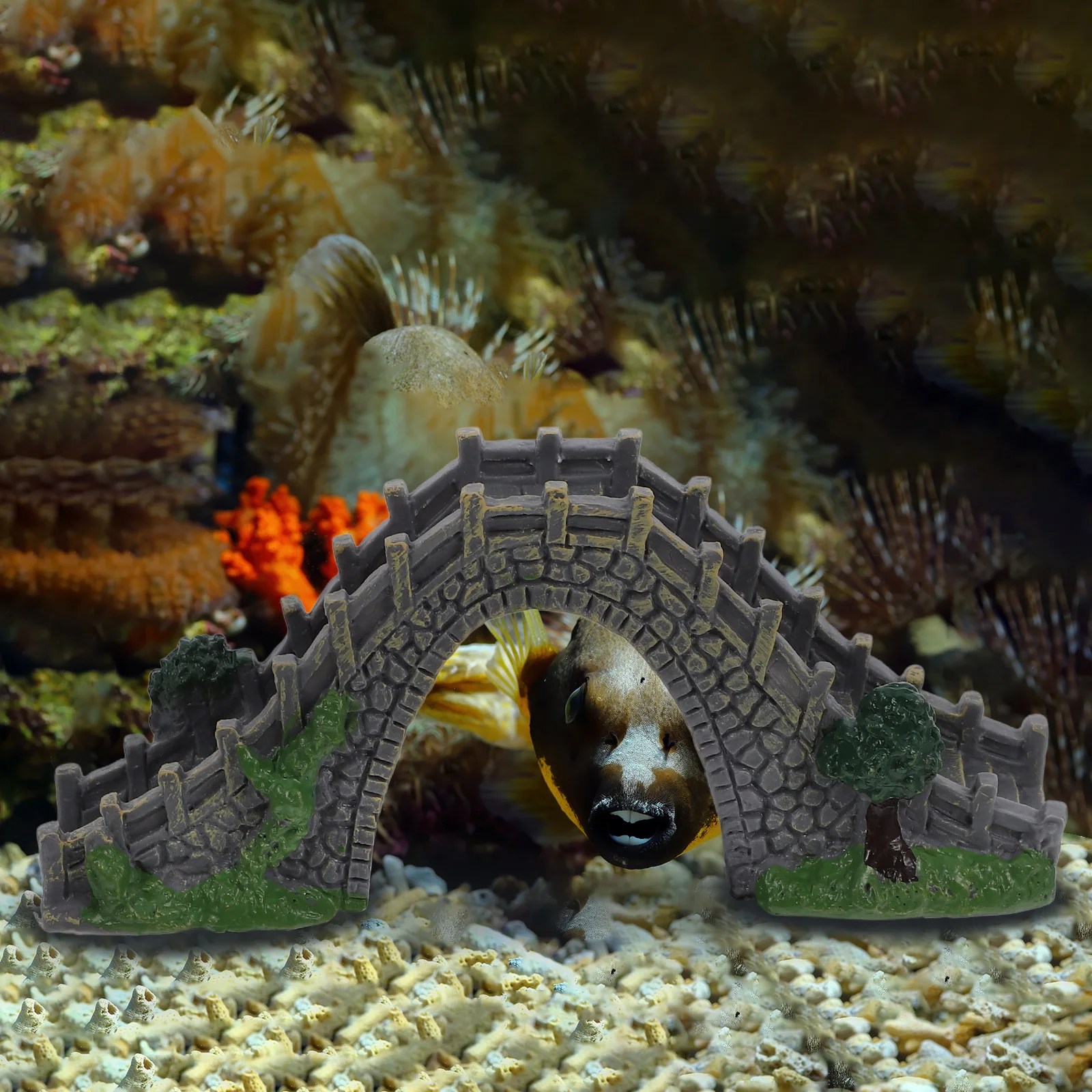 

2Pcs Miniature Arch Bridge Decor Realistic Plastic Mini House Garden Scene Accessory for DIY Landscape Micro Scene Bonsai