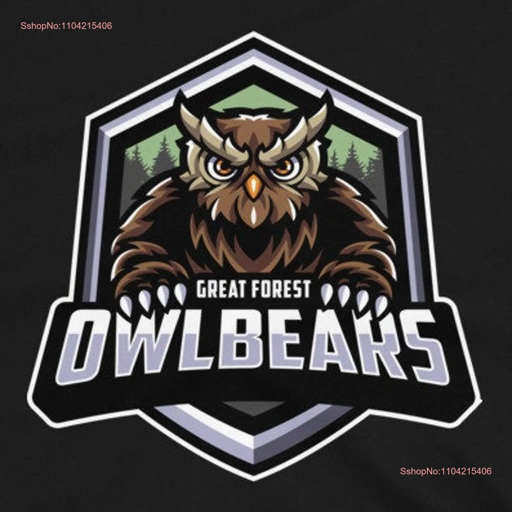 Great Forest Owlbears T Shirt long or short sleeves