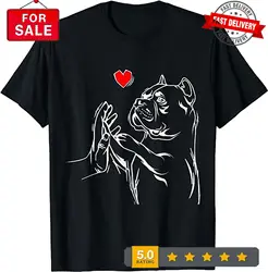 Camiseta divertida de American Bully Love para niñas, perro Pitbull, mamá