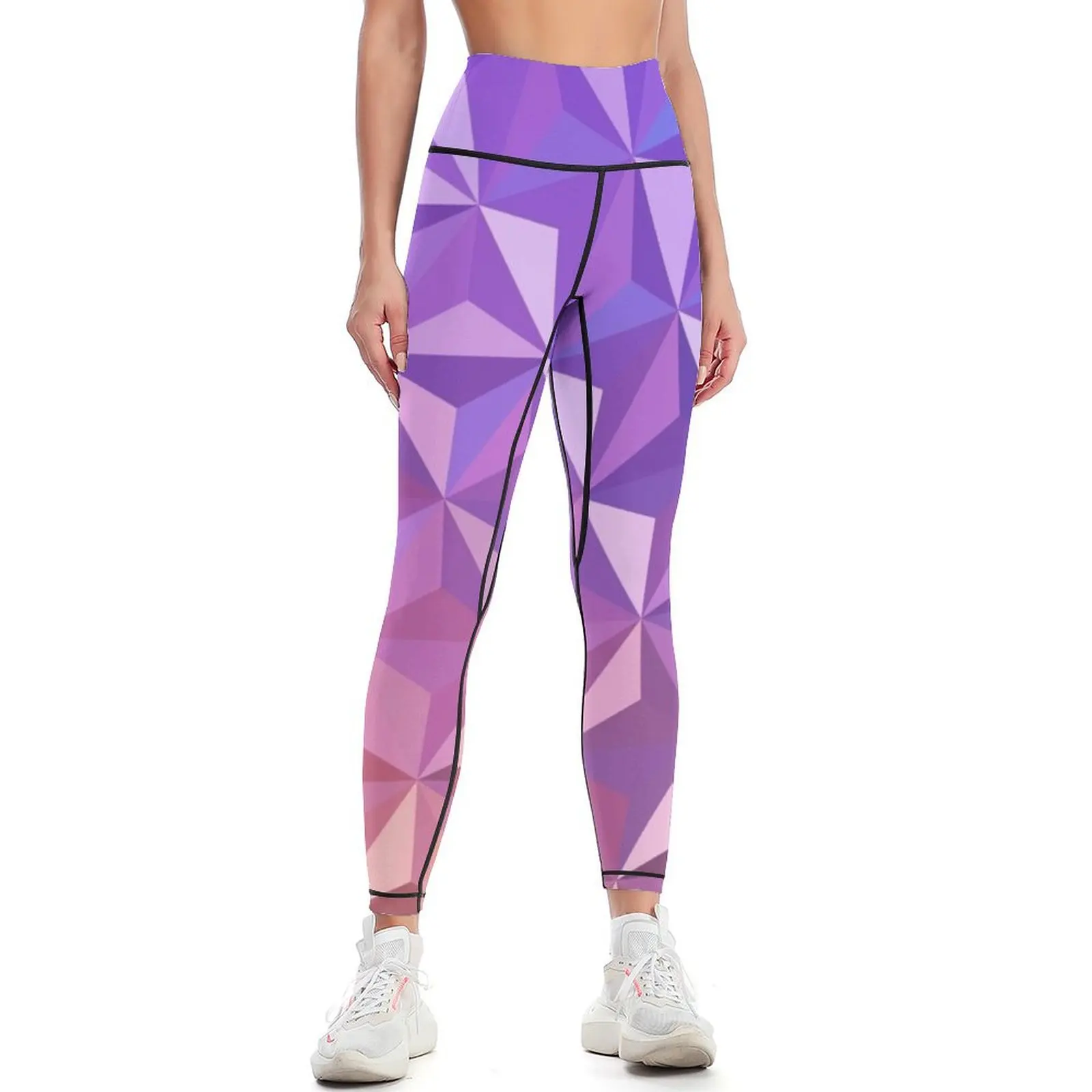 

Low Poly Spaceship Earth (Sunset) Leggings Women's gym Clothing fitness gym wear Womens Leggings