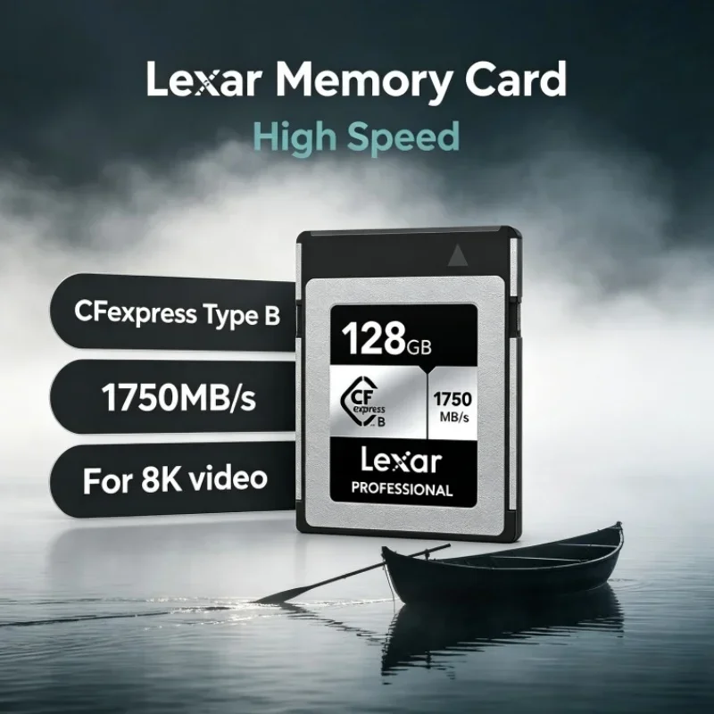 Lexar CFexpress Type B Memory Card CF express Type B Card 128GB 256GB 512GB Read 1750MB/s Storage Card For Cinema Camera