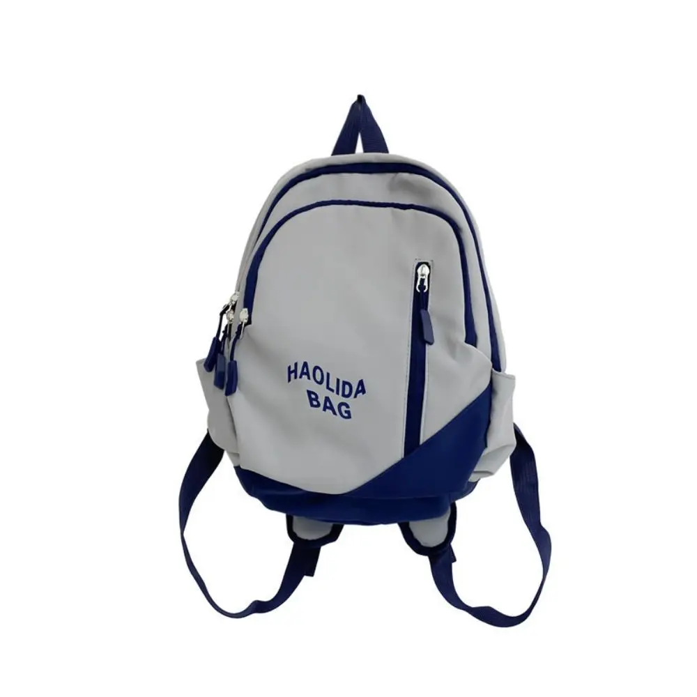 Leisure Ins Students Backpack Simple Cool School Bag Fashion Large Capacity Shoulder Bag Textbook