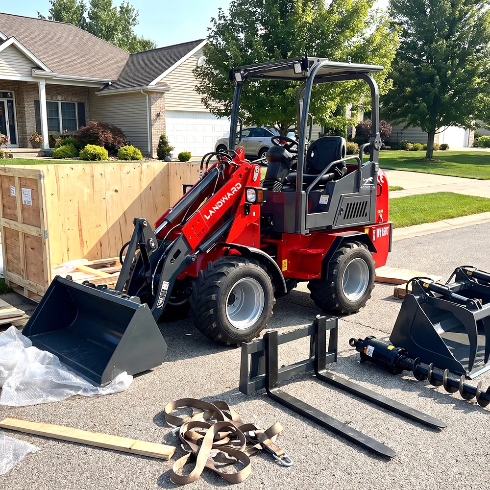 Chargeuse sur pneus diesel Kubota de haute qualité, chargeuse agricole 4x4, chargeuse télescopique multi-usages, moteur personnalisé