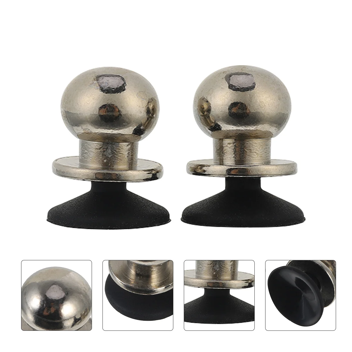 2Pcs Game Button Assistant Gadget High Sensitivity Metal Trigger for Phone Tablet Shooting Games Universal Fit Mobile Gaming