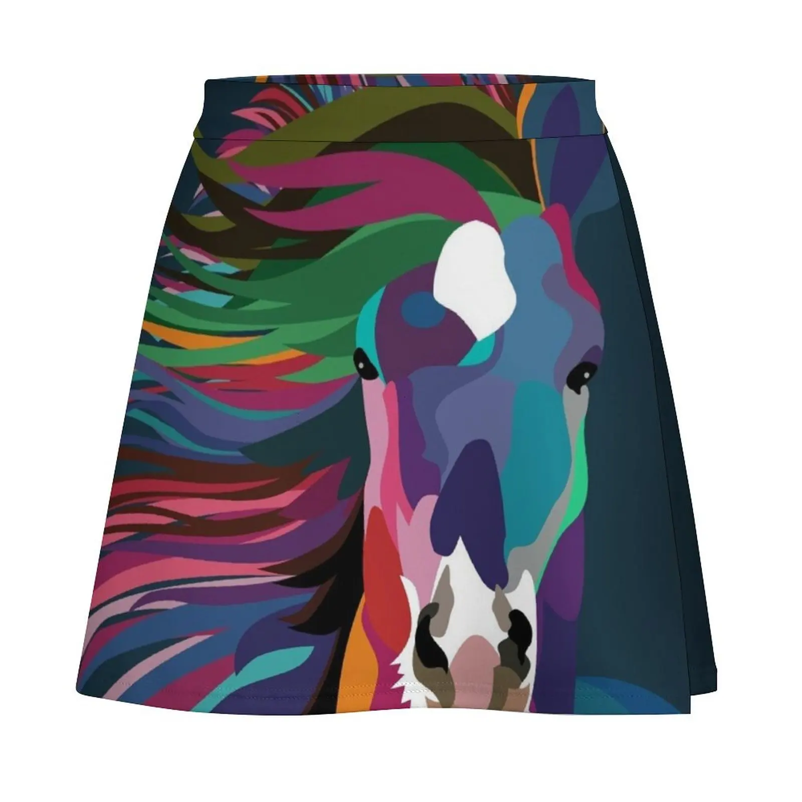 horse running Mini Skirt skirt for woman Short women′s skirts Mini Skirt