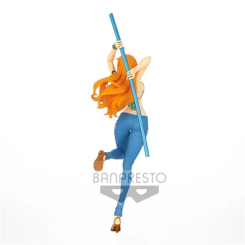 in stock BANDAI BANPRESTO LADY FIGHT ONE PIECE Nami action figure peripherals Model Garage Kit Ornaments Customized