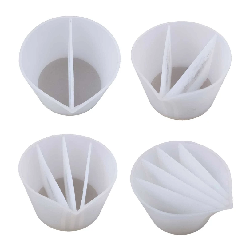 Silicone Distribution Cup Resin Glue Tools Glue Distribution Cup Crystal Scale Jewelry Tools Resin Molds For Jewelry