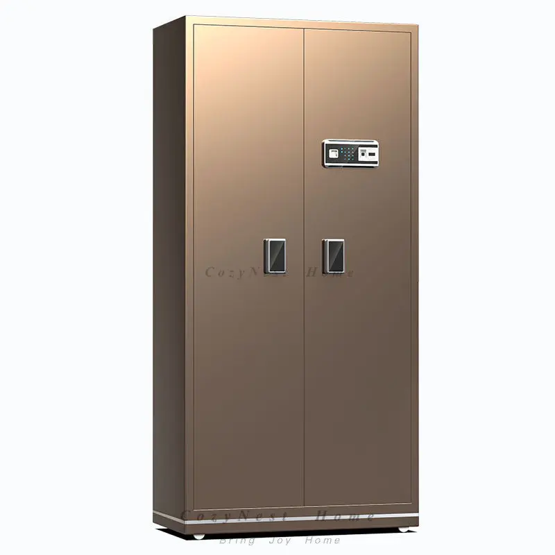 For Large Home Safe Deposit Box Office Electronic Security Cabinet 1.8 Meters Open Door Safe Fingerprint Password Double