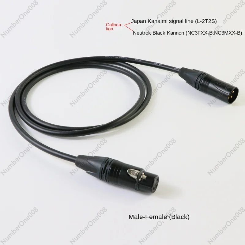 Gold-Plated Carnong Balance Microphone Cord Carnomei Canare/Carnomei L-2T2S Audio Microphone