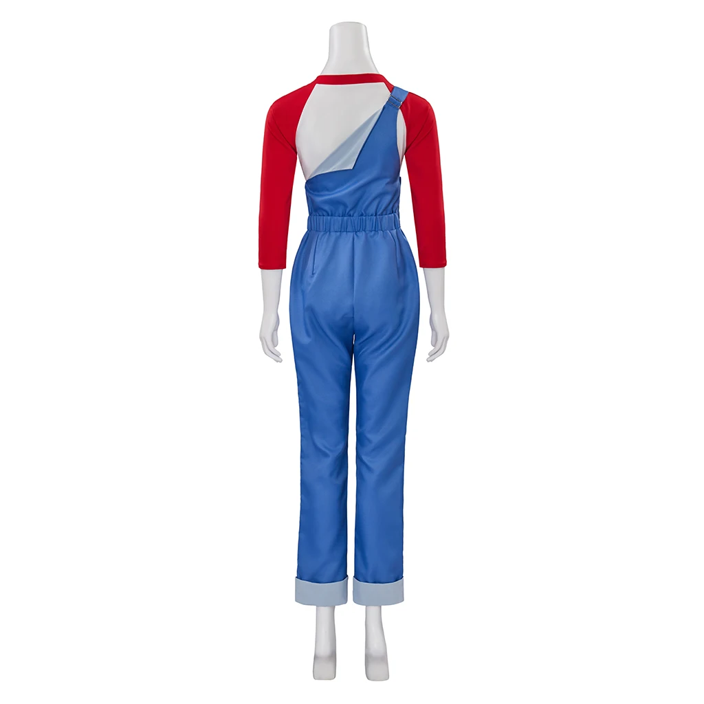 

Anime Cosplay Costume Women Girls Cute T-shirt Overalls Suit Halloween Carnival Party Streetwear Casual Rompers Outfits