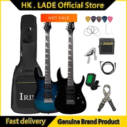 IRIN – guitare électrique 6 cordes, 24 frettes, manche en érable, avec sac, capodastre, pièces et accessoires nécessaires
