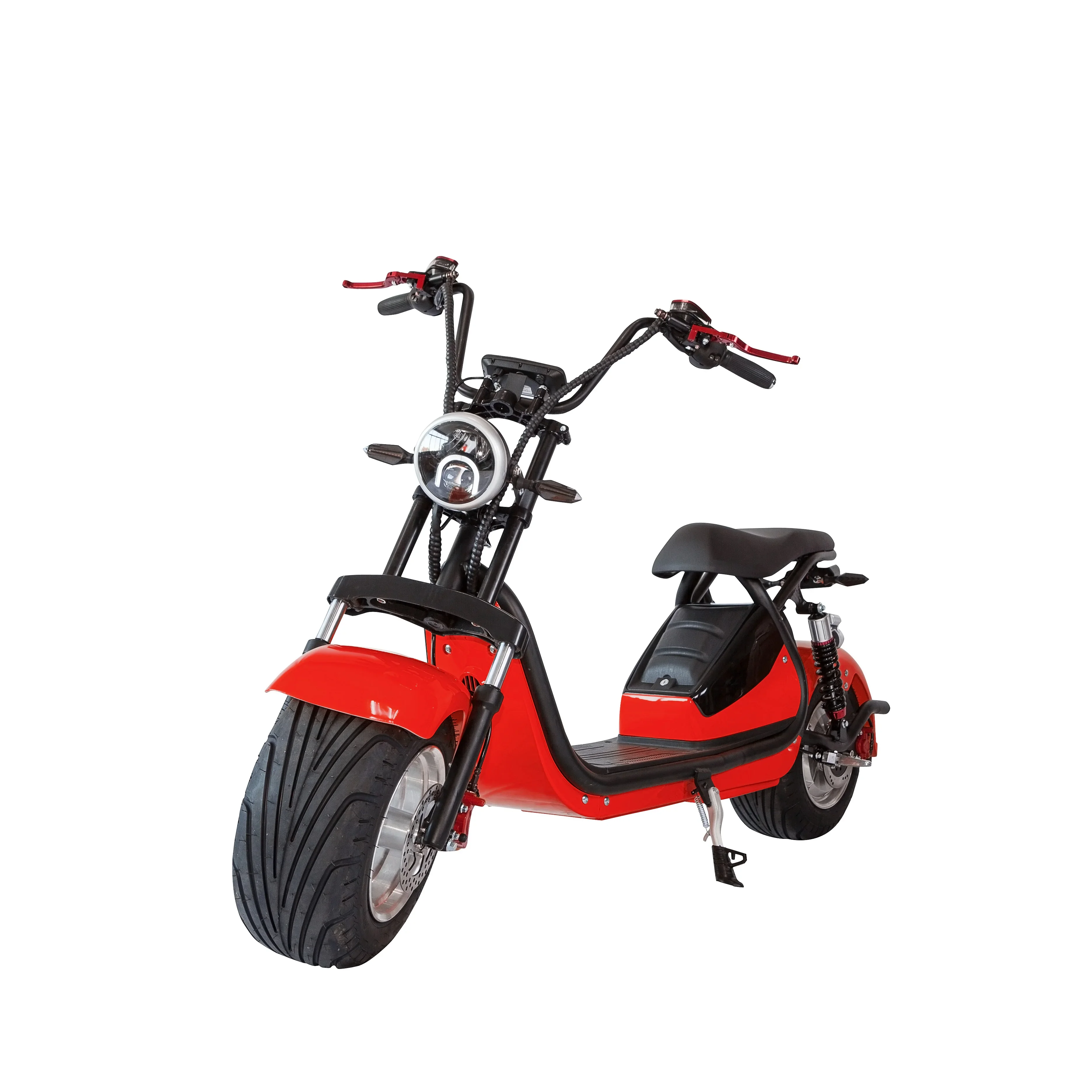 Citycoco 21.8ah lithium battery 2 wheel adult electric scooter/moped/motorcycle 1500W with removable battery