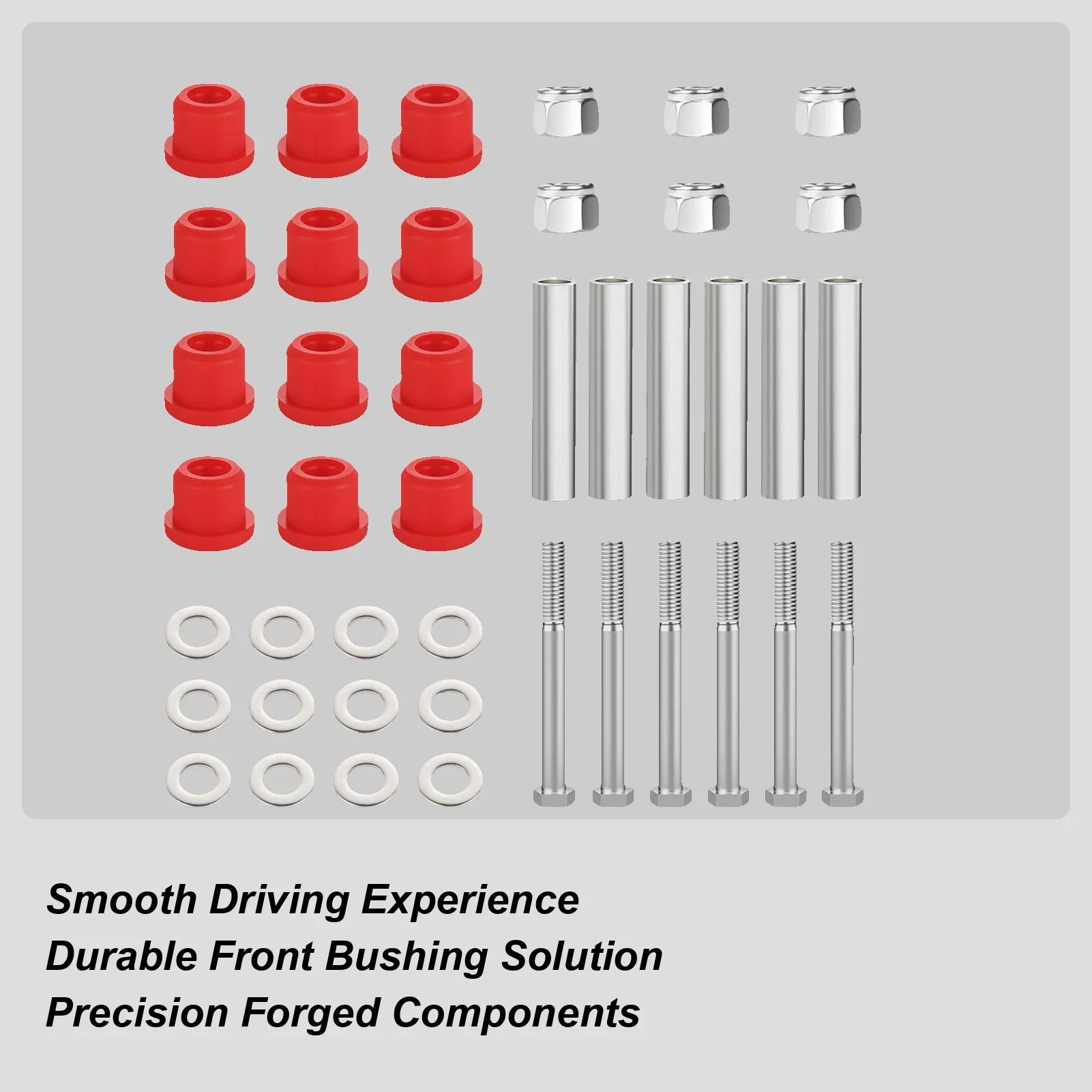 

Club Cart Parts Red Rubber Long-lasting Replacement Parts With Screws Golf Cart Repair Kits For Travel Court Training Trip
