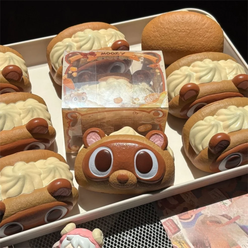 Mainan Roti Lentur Baru yang Lambat Mengembang, Pereda Stres, Portabel, Hadiah Relaksasi Tangan, Lembut, Ringan, Simulasi Kue, Hadiah Mainan